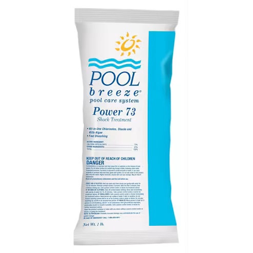 1lb Pool Breeze Power 73 Shock Cal Hypo