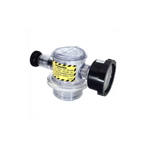 Pentair 8" x 12" x 3.75" Clear Body Manual Air Relief Assembly